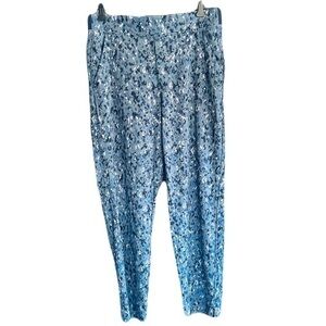 NWOT Athleta Brooklyn Travel Ankle Pants in Captivate Chrome size 10